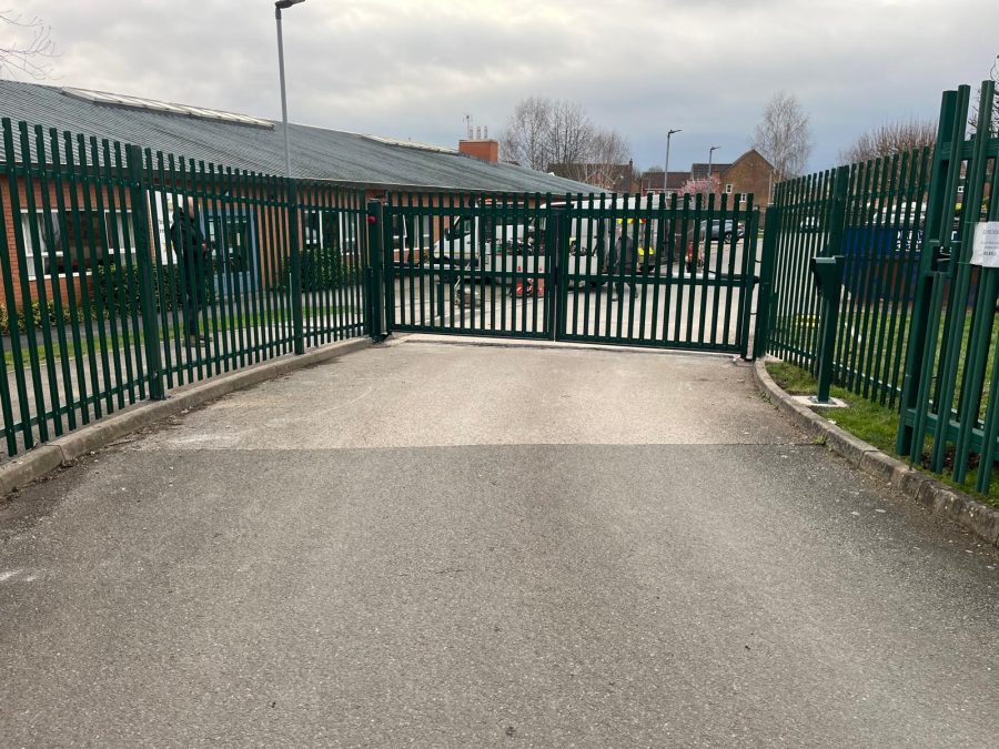 Gates installed at Homefields Primary school, Derby by Secure-a-field
