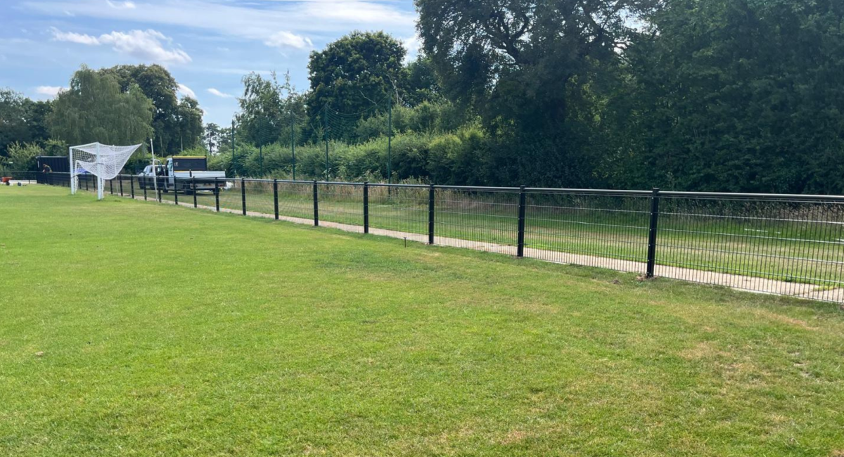 Spectator fencing at a football club