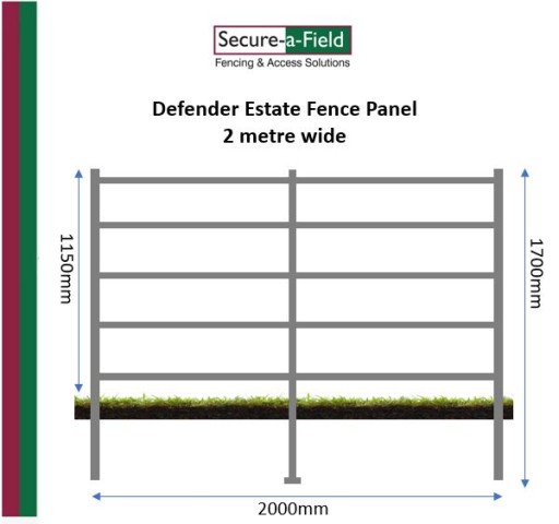 Defender Estate Fence Panel