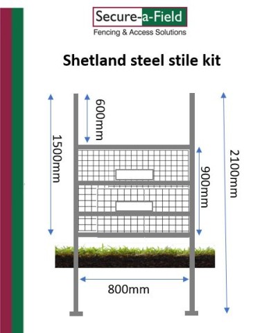 Shetland Steel Stile Kit