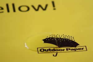 Outdoor Paper - Fluorescent Yellow