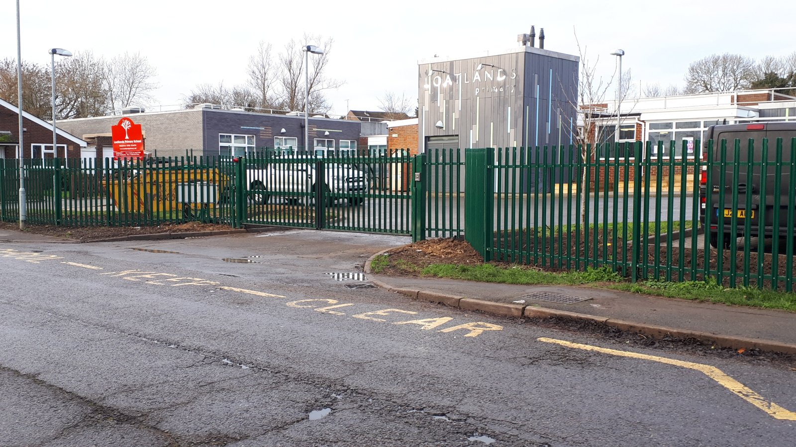 Improved security for Loatlands Primary School, Kettering, Northants.
